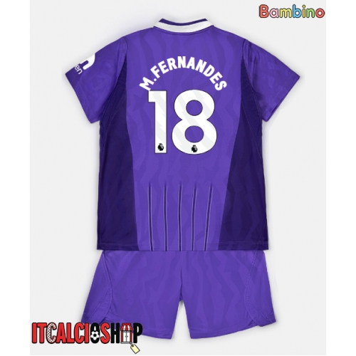 Tottenham Hotspur Mateus Fernandes #18 Terza Maglia Bambino 2026-27 Manica Corta (+ Pantaloni corti)